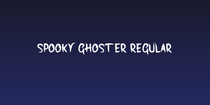 Spooky Ghoster Regular Social Header