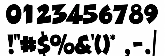 Spooky Girls Font Alte caractere