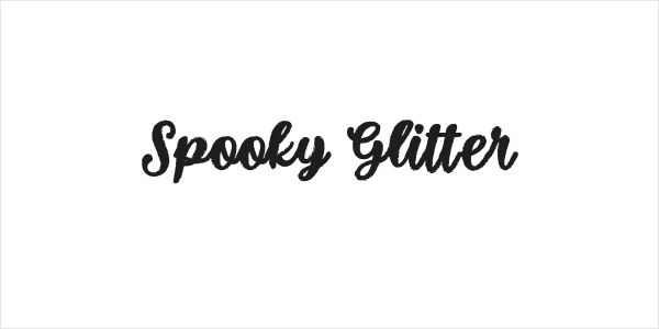 Spooky Glitter Logo