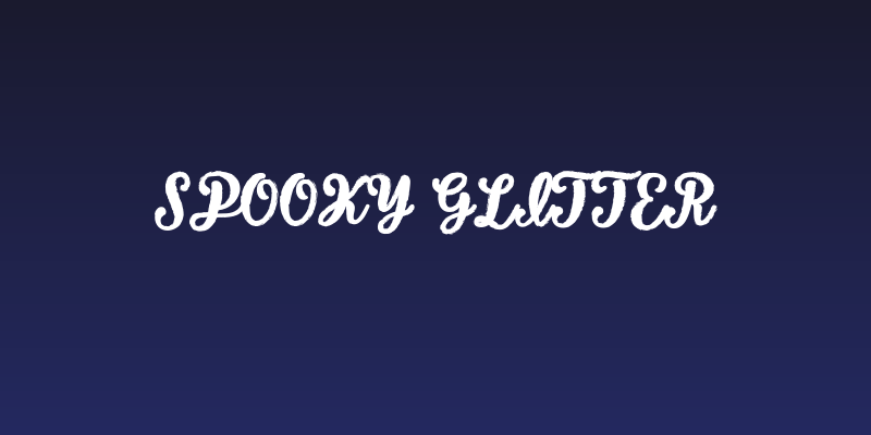 Spooky Glitter Social Header