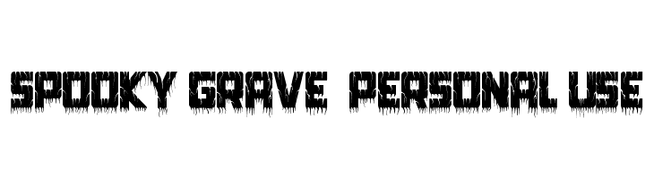 Spooky Grave - Personal use  Скачать бесплатные шрифты