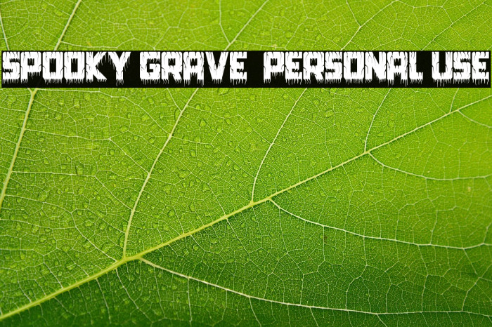 Spooky Grave - Personal use Example 1