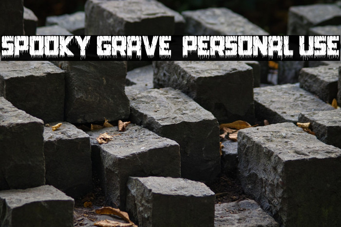 Spooky Grave - Personal use Example 2