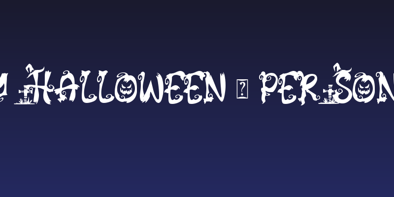 Spooky Halloween - Personal Use Social Header