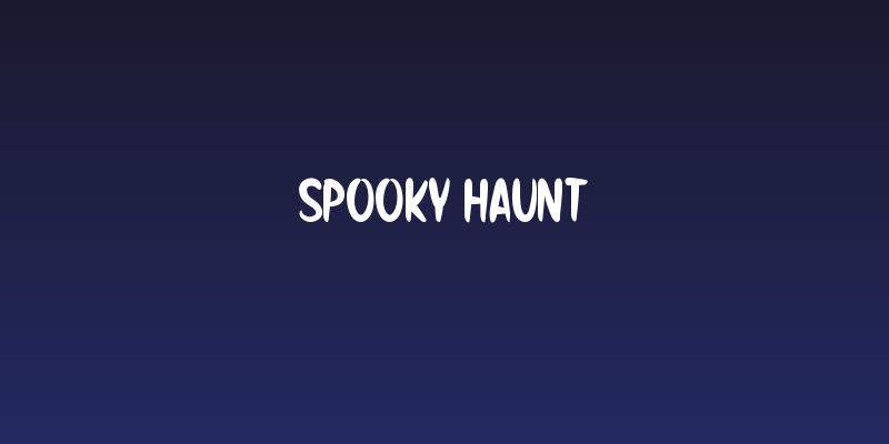 Spooky Haunt Social Header