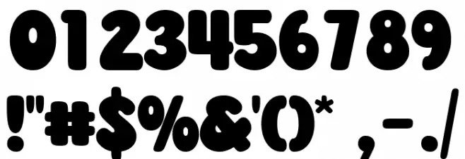 Spooky Haunted Fonte OUTROS PERSONAGENS