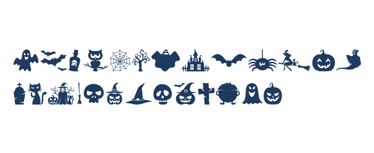 Spooky Haunted Lowercase