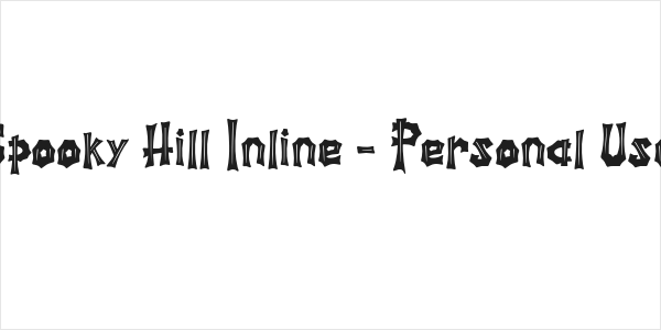 Spooky Hill Inline - Personal Use Logo