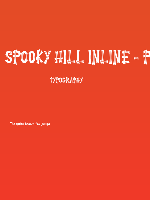 Spooky Hill Inline - Personal Use Poster