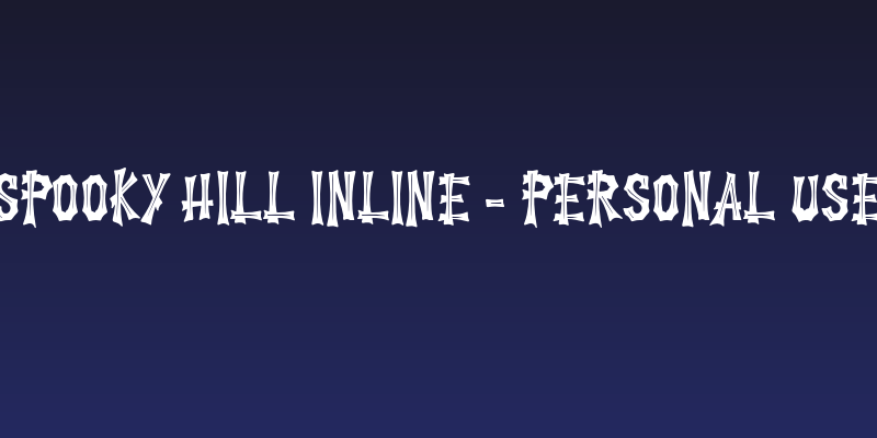 Spooky Hill Inline - Personal Use Social Header