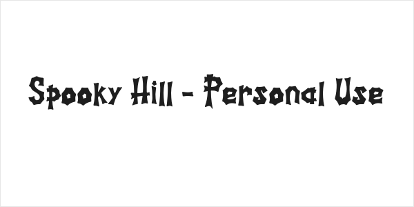 Spooky Hill - Personal Use Logo