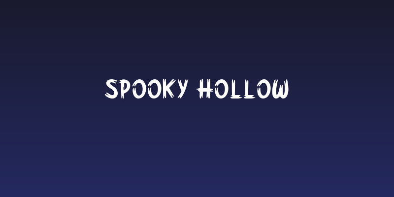 Spooky Hollow Social Header