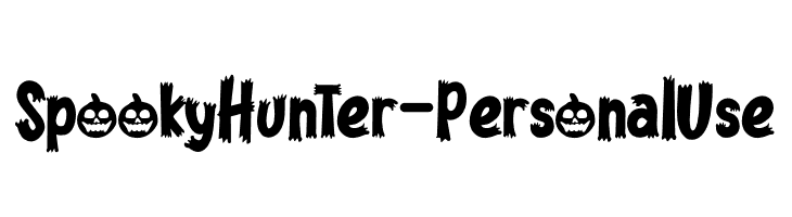 Spooky Hunter - Personal Use  Fuentes Gratis Descargar