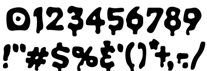 Spooky Light Font OTHER CHARS