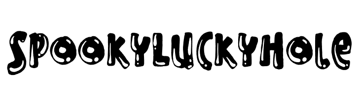 Spooky Lucky Hole  font caratteri gratis