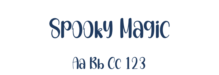 Spooky Magic Font Preview