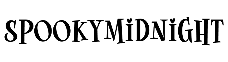 Spooky Midnight  les polices de caractères gratuit télécharger