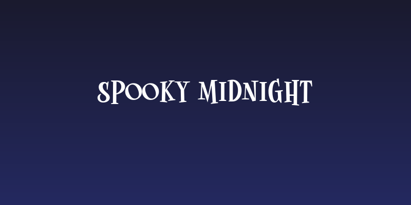 Spooky Midnight Social Header