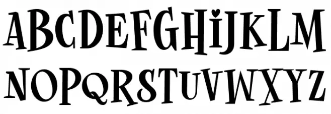 Spooky Midnight Шрифта строчной