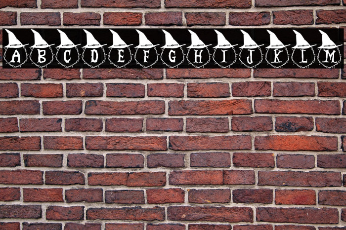 Spooky Monogram Example 2