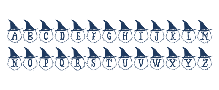 Spooky Monogram Lowercase