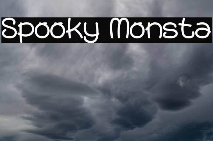 Spooky Monsta Example 1