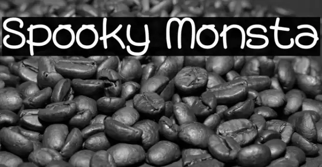 Spooky Monsta Font examples