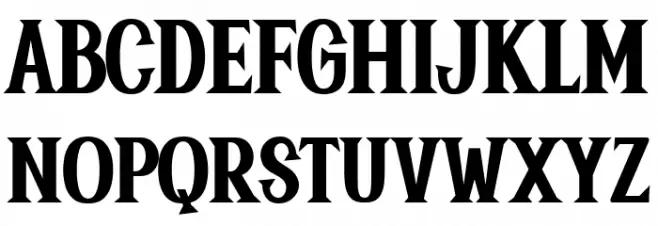 Spooky Mother Polices MAJUSCULES