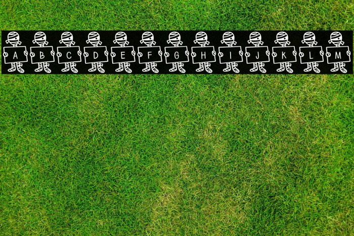 Spooky*Mummy*Letters Example 2