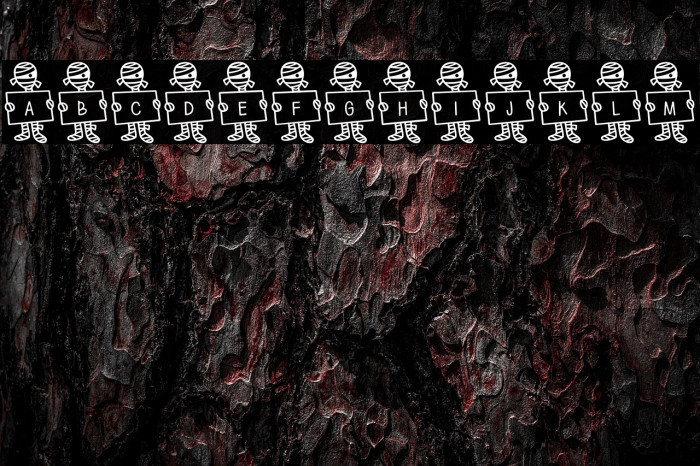 Spooky*Mummy*Letters Example 3