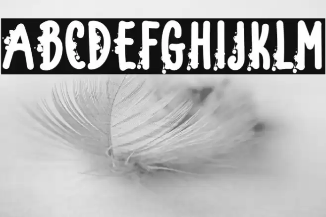 Spooky Nighty Font examples