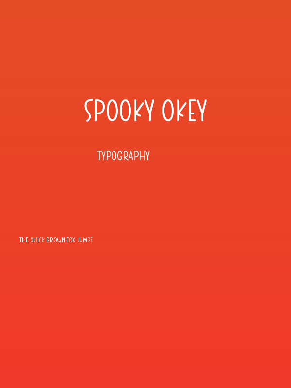 Spooky Okey Poster