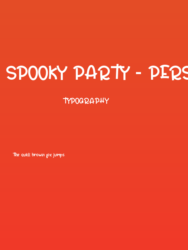 Spooky Party - Personal Use Poster