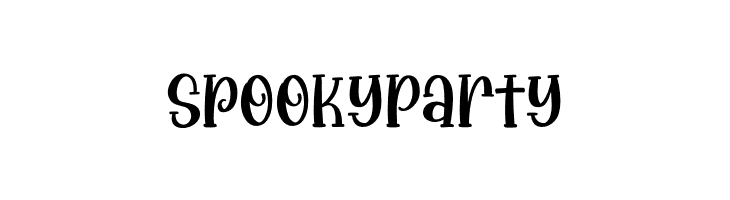 Spooky Party  font caratteri gratis
