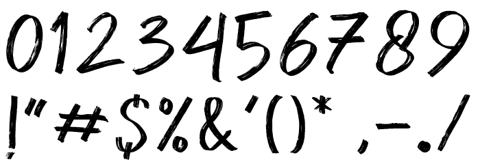 Spooky Place Font OTHER CHARS