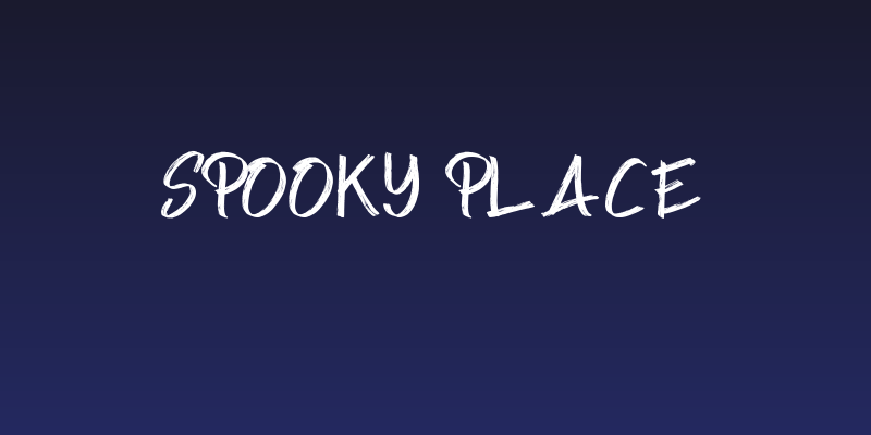 Spooky Place Social Header