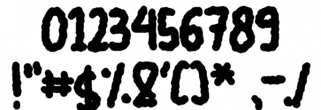 Spooky Pumpkin Font OTHER CHARS