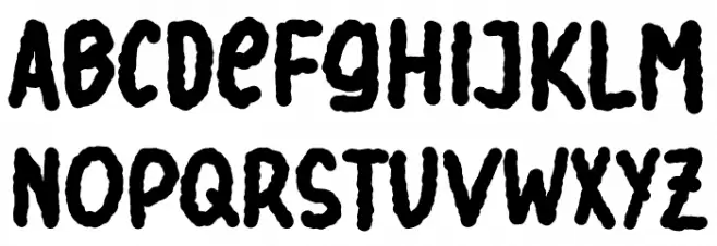 Spooky Pumpkin Font LOWERCASE