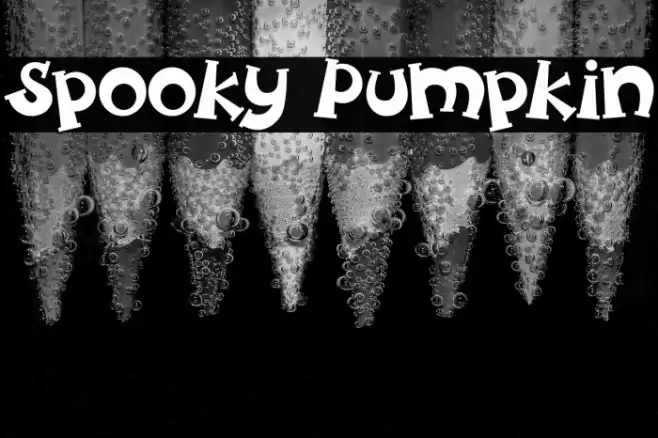 Spooky Pumpkin Font examples