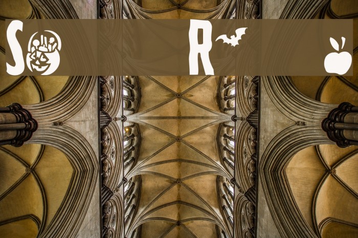Spooky Regular Font examples
