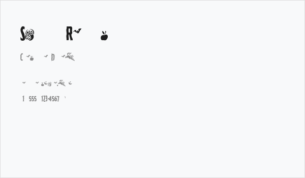 Spooky Regular Business Card