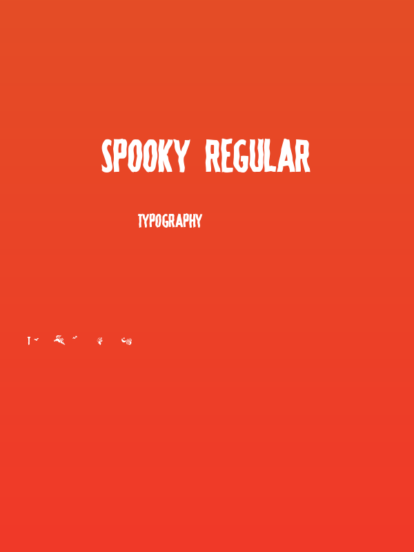 Spooky Regular Poster