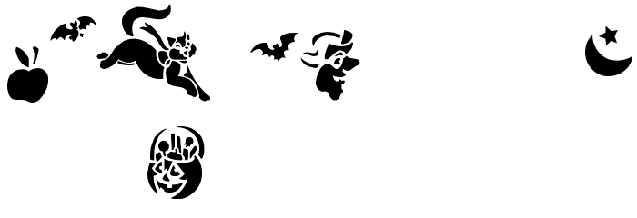 Spooky Regular Font LOWERCASE