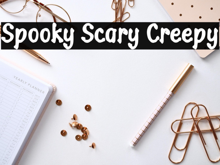 Spooky Scary Creepy Example 1