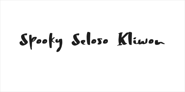 Spooky Seloso Kliwon Logo