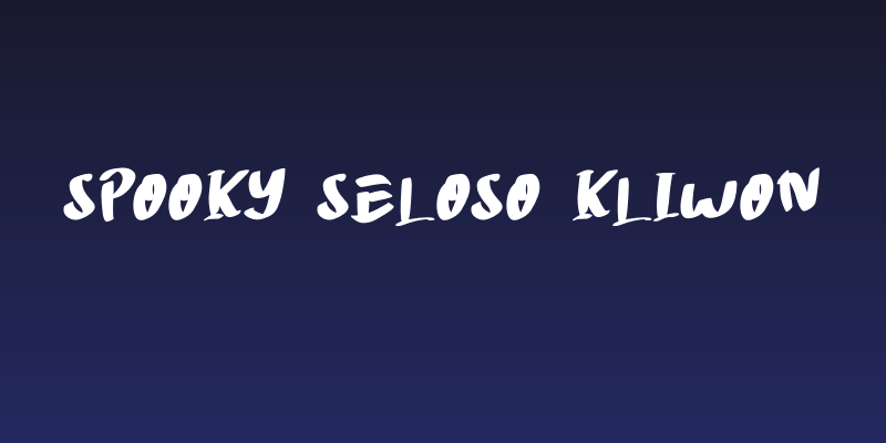 Spooky Seloso Kliwon Social Header