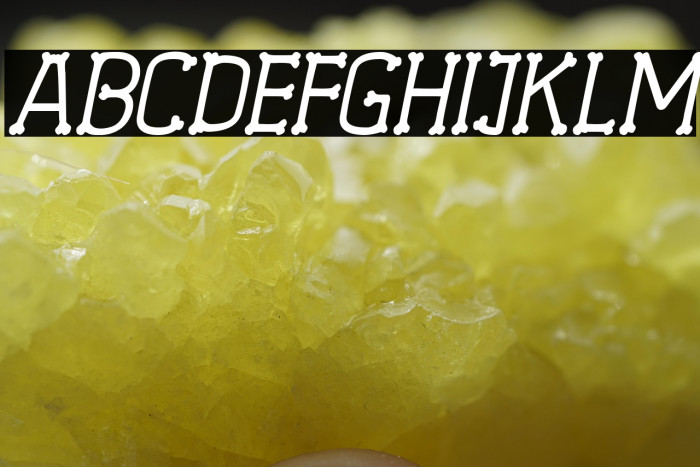 Spooky Skeleton Italic Example 2