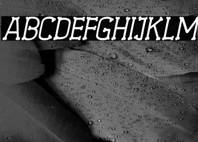 Spooky Skeleton Italic Font examples