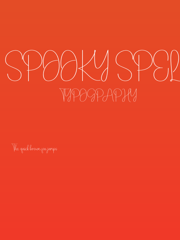 Spooky Spell Poster