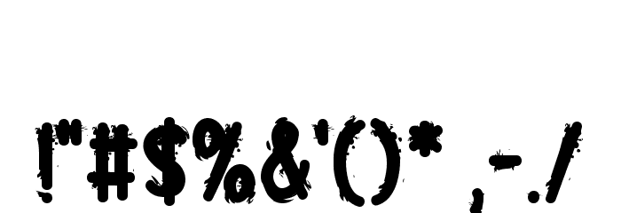 Spooky Sphere Font OTHER CHARS